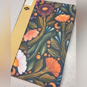 Denik Nightsky Floral Debossed Journal Notebook - faux leather luxury soft touch